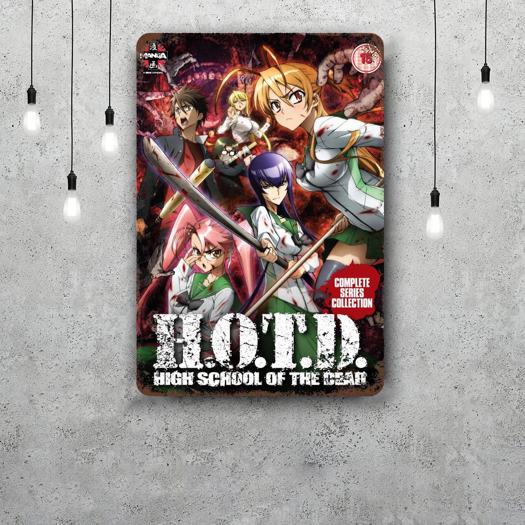 The God of High School Teaser Anime Retro Vintage Tin Sign Poster Decorative Plaque Metal Plate Wall Decor