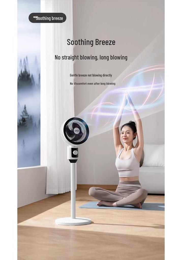 Yangzi Silent Air Circulation Fan with Remote Control - Table & Floor Dual-Use Electric Fan
