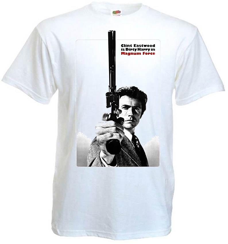 

26 Magnum Force v2 T shirt Clint Eastwood 100% cotton white all sizes S-5XL Unisex T-Shirt XXXXL