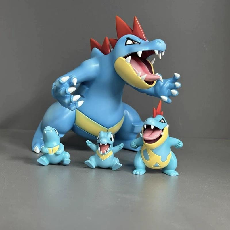 Cartoon Anime Water Type Evolution Series Action Figure Desktop Statue Model Toy Gift