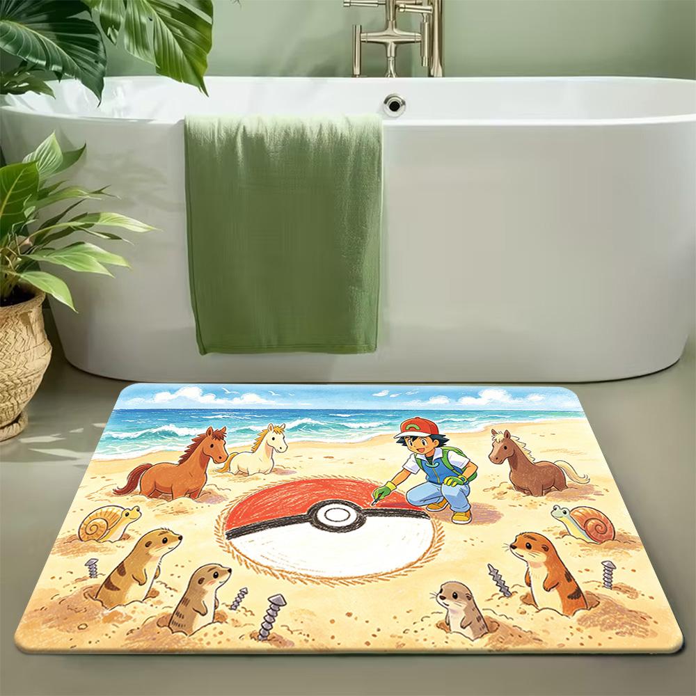 

Lucario Magical Book Reading Print Non-Slip Floor Mat Doormat 40cm x 60cm
