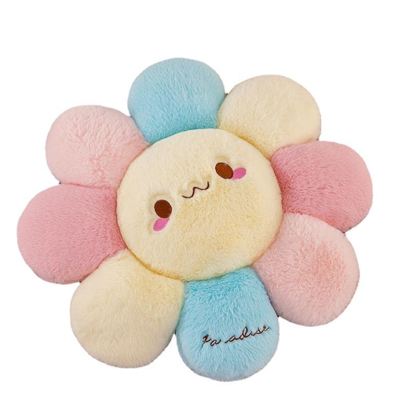 New Small Daisy Cushion Plush Toy Pillow Office Rabbit Hair Tatami Nap Pillow Car Pillow