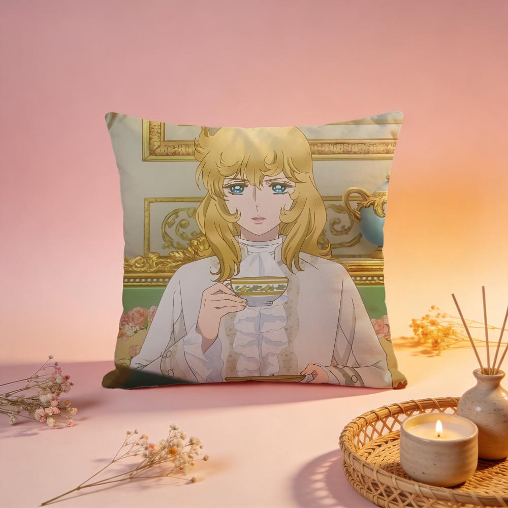 

Popular TThe Rose of Versaillesed Cushion Cover Comfortable Durable Pillow Cover MultiScene for Home Office Car Sofa 30X30cm