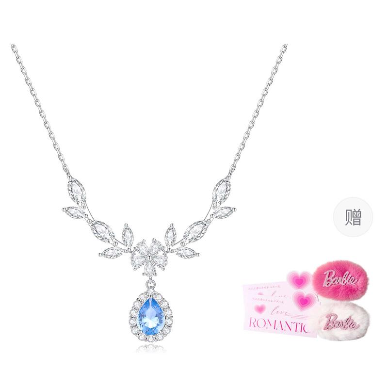 Barbie crystal necklace [ Crystal* Explosion] Wisteria Flower Water Drops Blue Tears One Drop of Love Delicate Promise of Love T-Ba2604007 синий