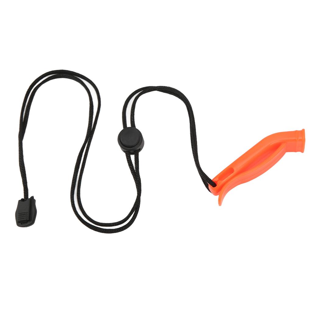 Safety Emergency Whistle Plastic Marine Survival Whistle with Lanyard for Outdoors Boating