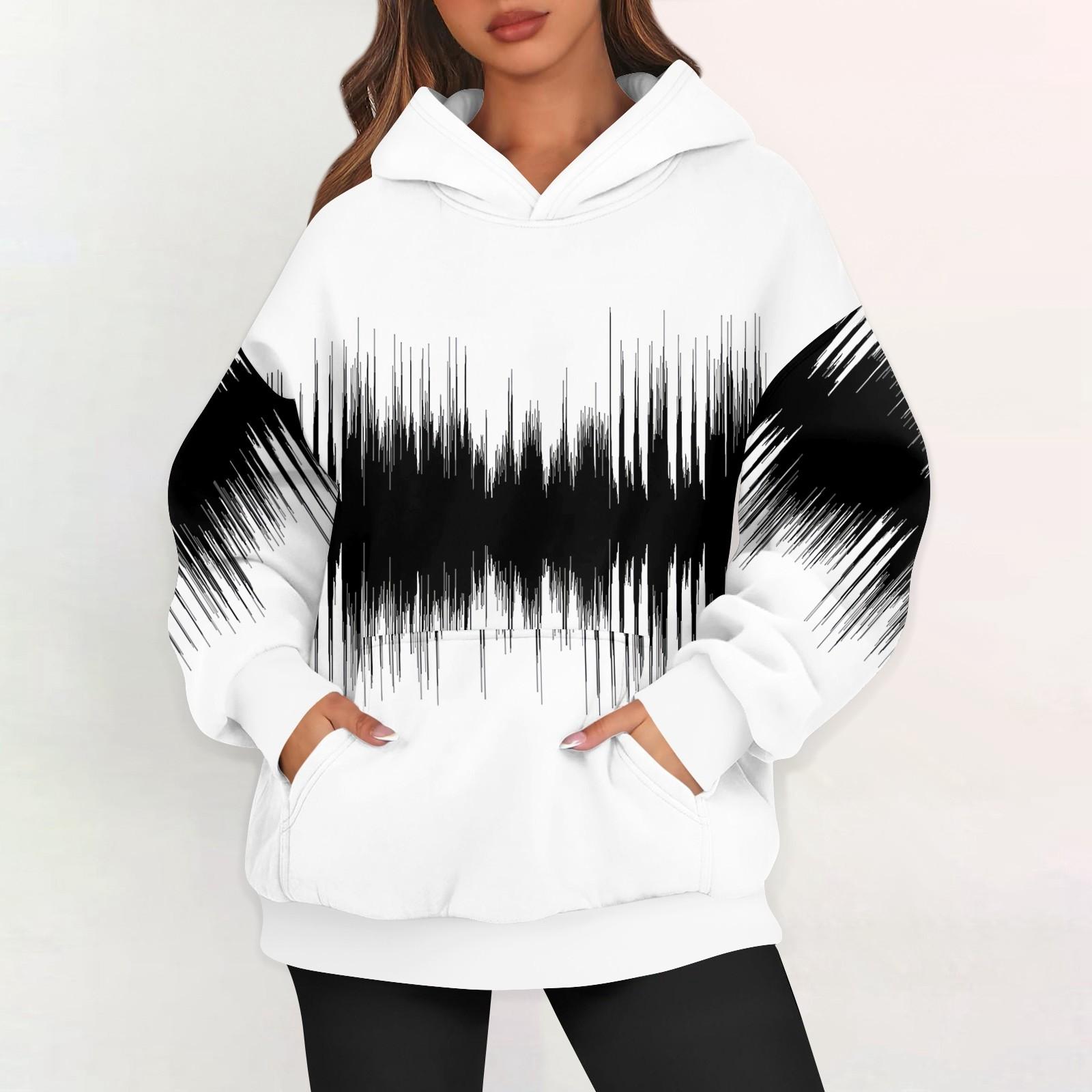 

Жіночі світшоти оверсайз, флісові худі, пуловери з довгим рукавом, комплекти з кишенею XXXL