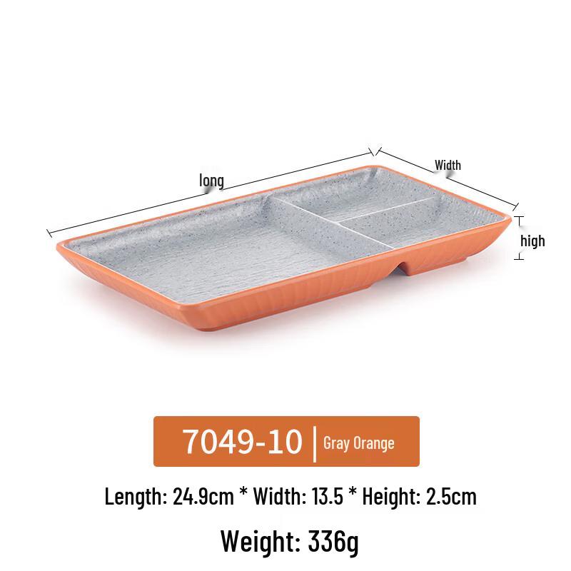 

Ceramic Partitioned Snack & Dipping Plate
