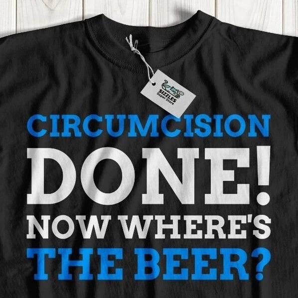 Funny Circumcision T-Shirt For Circumcised Boyfriend & Husband Gifts Surgery S