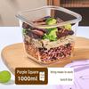 Microwaveable Borosilicate Glass Food Storage Container Set