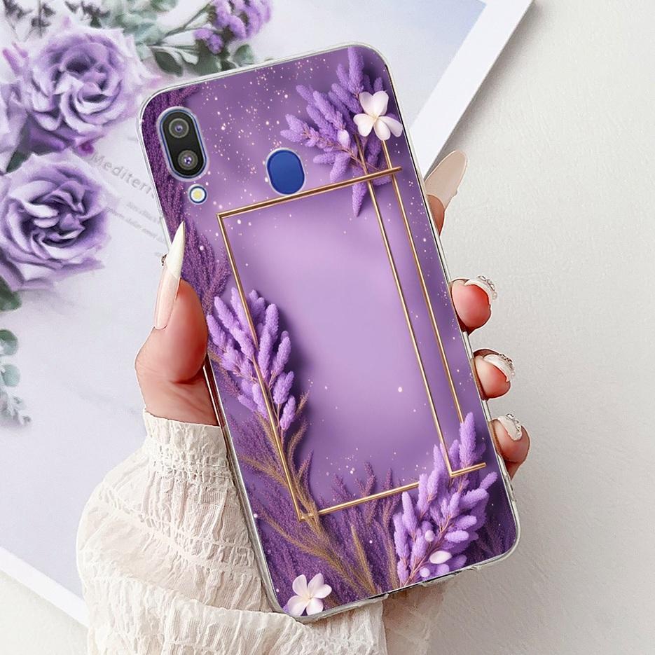 For Samsung Galaxy M10 M20 M30 Case New Fashion Painted Cover Clear Silicone Soft Slim Phone Case For Samsung M10 M20 M30 Fundas