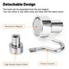 10/1Pcs Wall Strong Magnetic Hooks Multi-Purpose Heavy Duty Neodymium Magnet Hook Kitchen Bathroom Storage Keys Hanging Holder