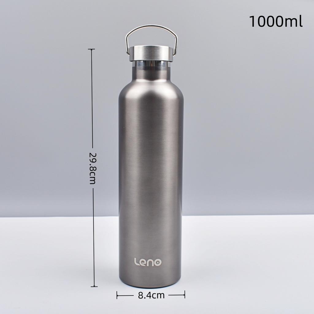 350-1000ml Stainless Steel Sport Water Bottle Large Capacity Double Wall Vacuum Insulated Tumbler Portable Thermos Bottle