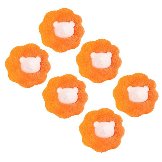 6Pcs Laundry Balls Protective Clothing Pet Hair Remover Reusable Sponge Balls Washing