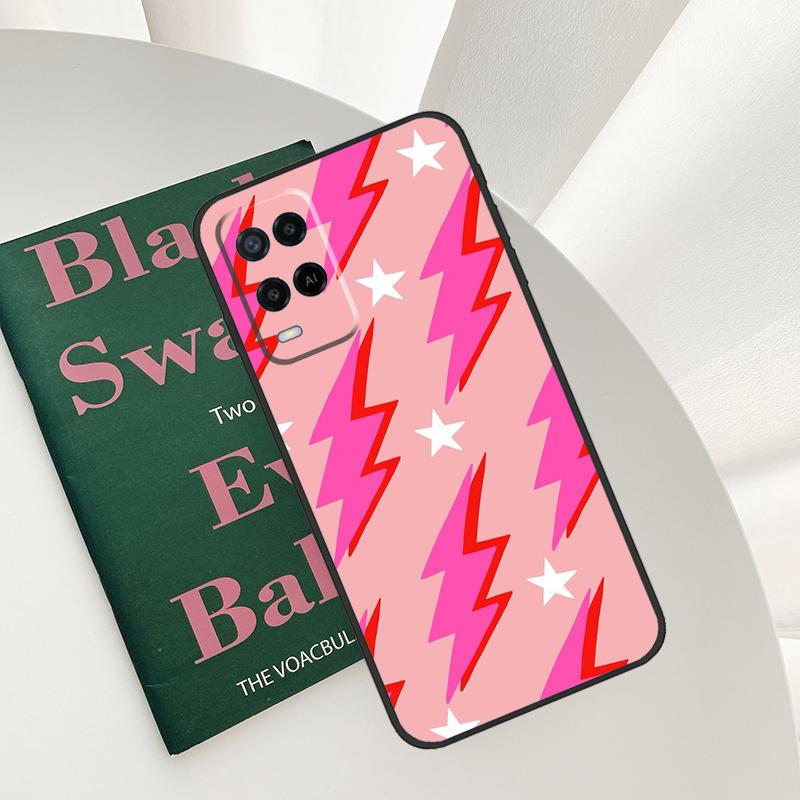 Lightning Bolt Case For Oppo A15 A16 A17 A52 A72 A76 A96 A54 A74 A94 A54S A57S A58 A78 A98 A57 A77 Cover