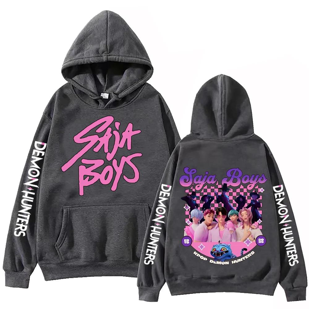 KPop Lovci démonů Saja Chlapecká mikina Harajuku Hip Hop Pulovr Topy Pánská a dámská mikina Dárek