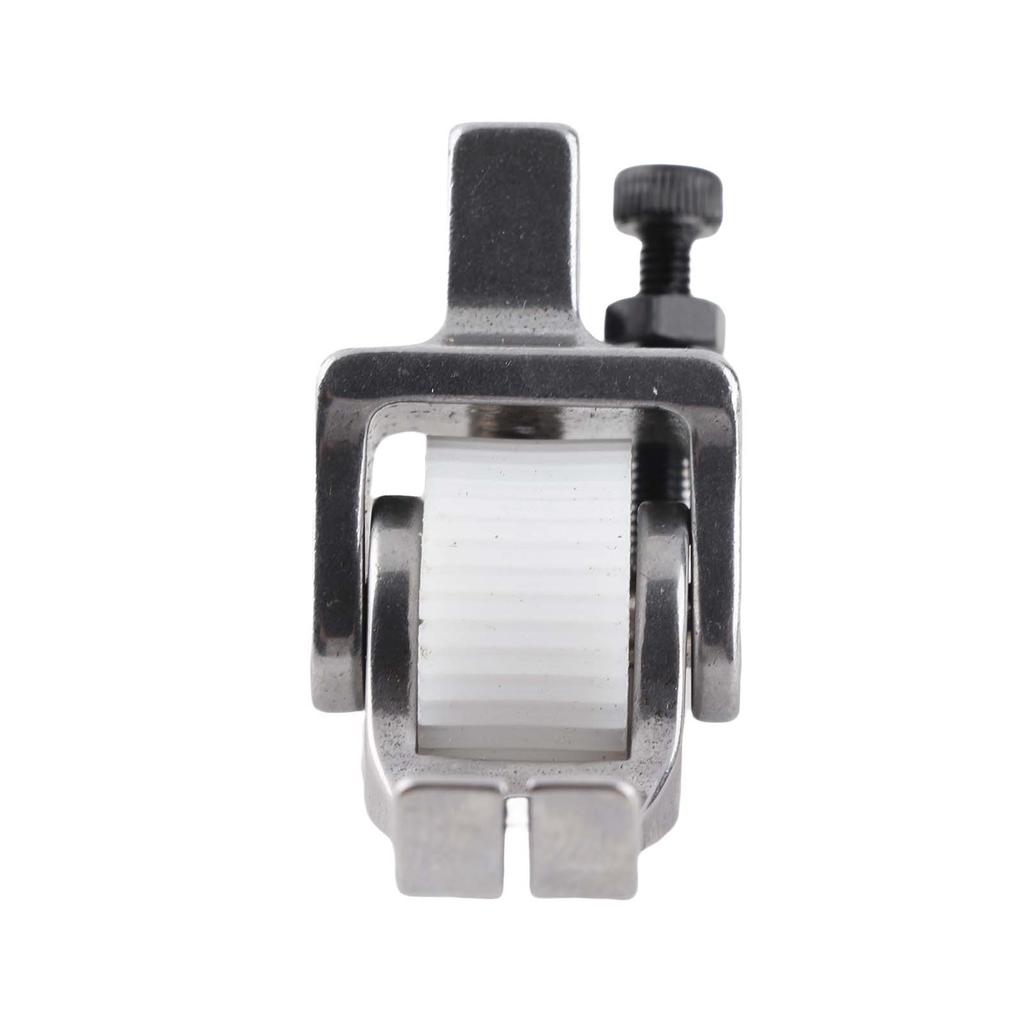 Adjustable Roller Presser Foot Sewing Machine Foot for Leather Thick Fabric Cloth