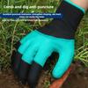 1-10Pairs Gardening Gloves with Claws  Latex Work Gloves Waterproof Anti Slip Durable Planting Digging Outdoor Work Gloves
