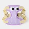 Yousheng Padded Step-in Dog Harness Breathable Adjustable Pet Harness Cute Big Eyes Harness with Leash for Small Dogs