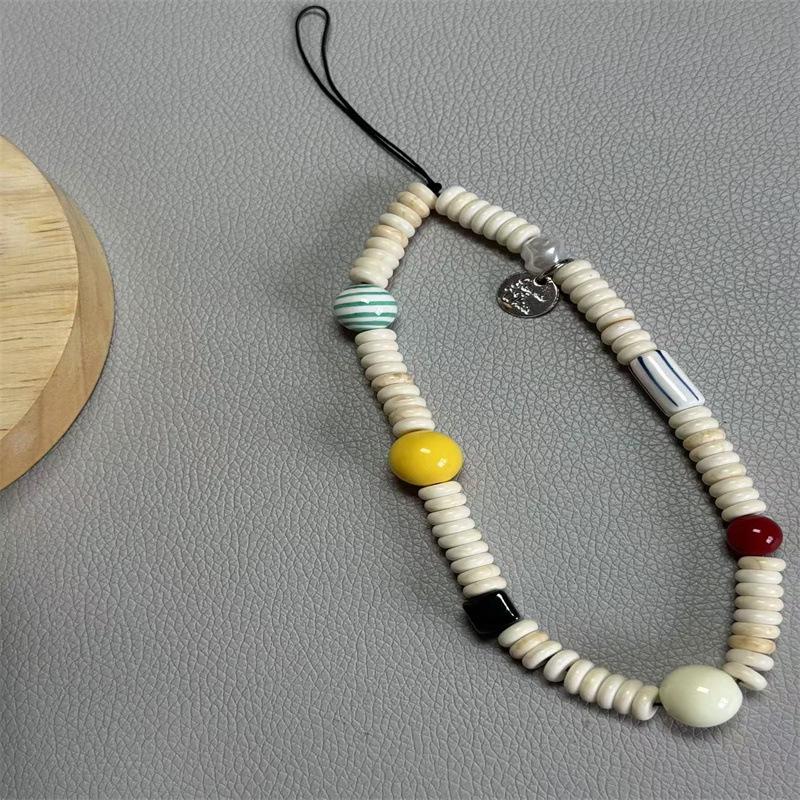 

Handmade Turquoise Beaded Phone Chain and Camera Lanyard