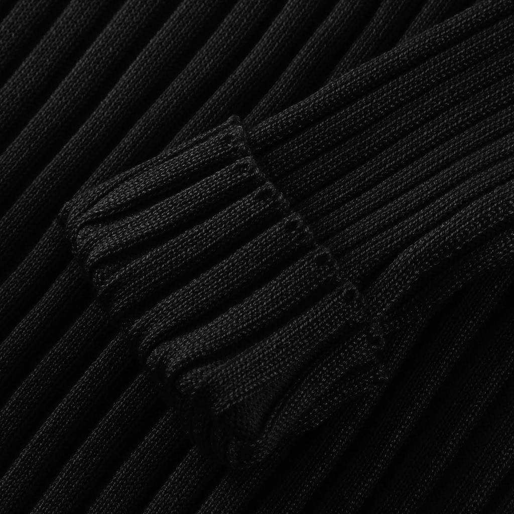 Women's Autumn And Winter Long Sleeve V Neck Knitted Sweater Slim Solid Color Pullover Medium Length Sweater