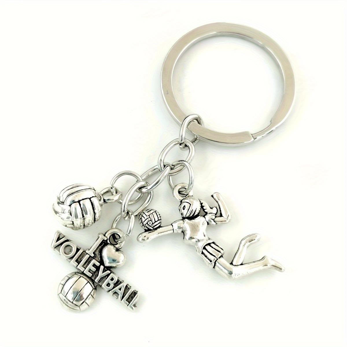 

Anime Style Keychain Durable Metal Key Ring with Decorative Character Design Suitable for Bags Backpacks and Keys Accessory One Size серебряный