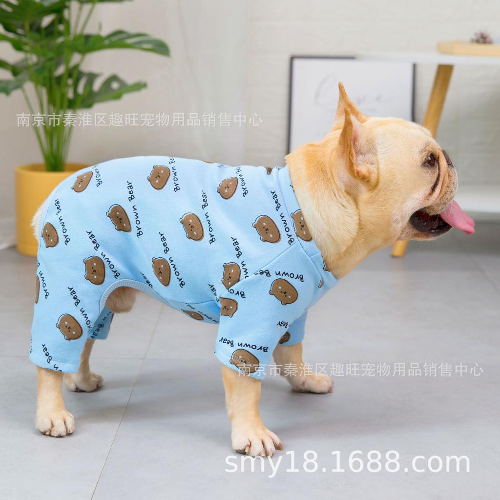 Pet Clothing Dog Clothes French Bulldog Corgi Bulldog Comfortable, Soft and Elastic 21 Bull Bear Four Legs