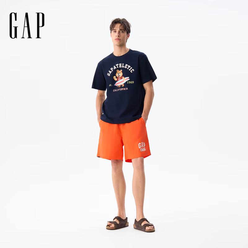 Gap Unisex Loose Fit Cotton Bear Print T-Shirt 170/92A