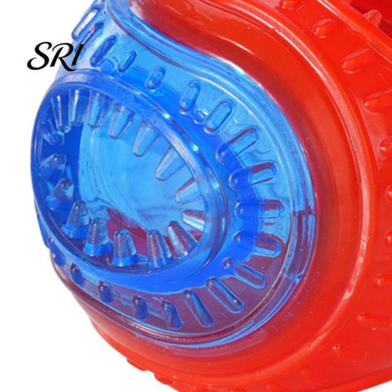 Puppy Teething Toy Dog Food Leakage Chew Ball Bite Resistant Pet Treat Dispensing Squeaky Interactive Boredom Enrichment Safe