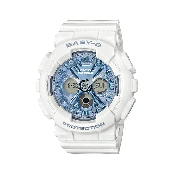 

CASIO Basic Model Baby-G Women s Analog-Digital Watch, White, BA-130-7A2 [Used]