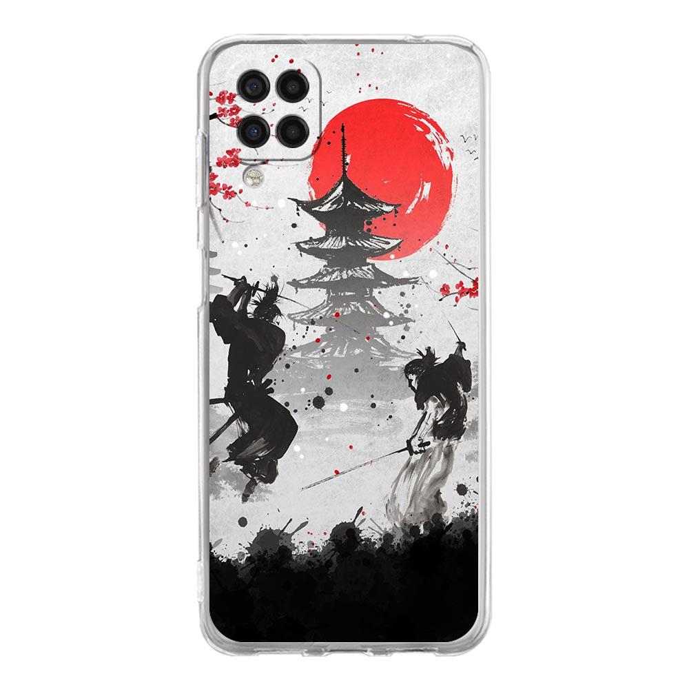 Case For Samsung Galaxy A13 A23 A33 A53 A73 5G A51 A71 A21S A12 A11 A31 A41 A01 A03s A52 A32 A22 Cover Japanese Bushido Samurai
