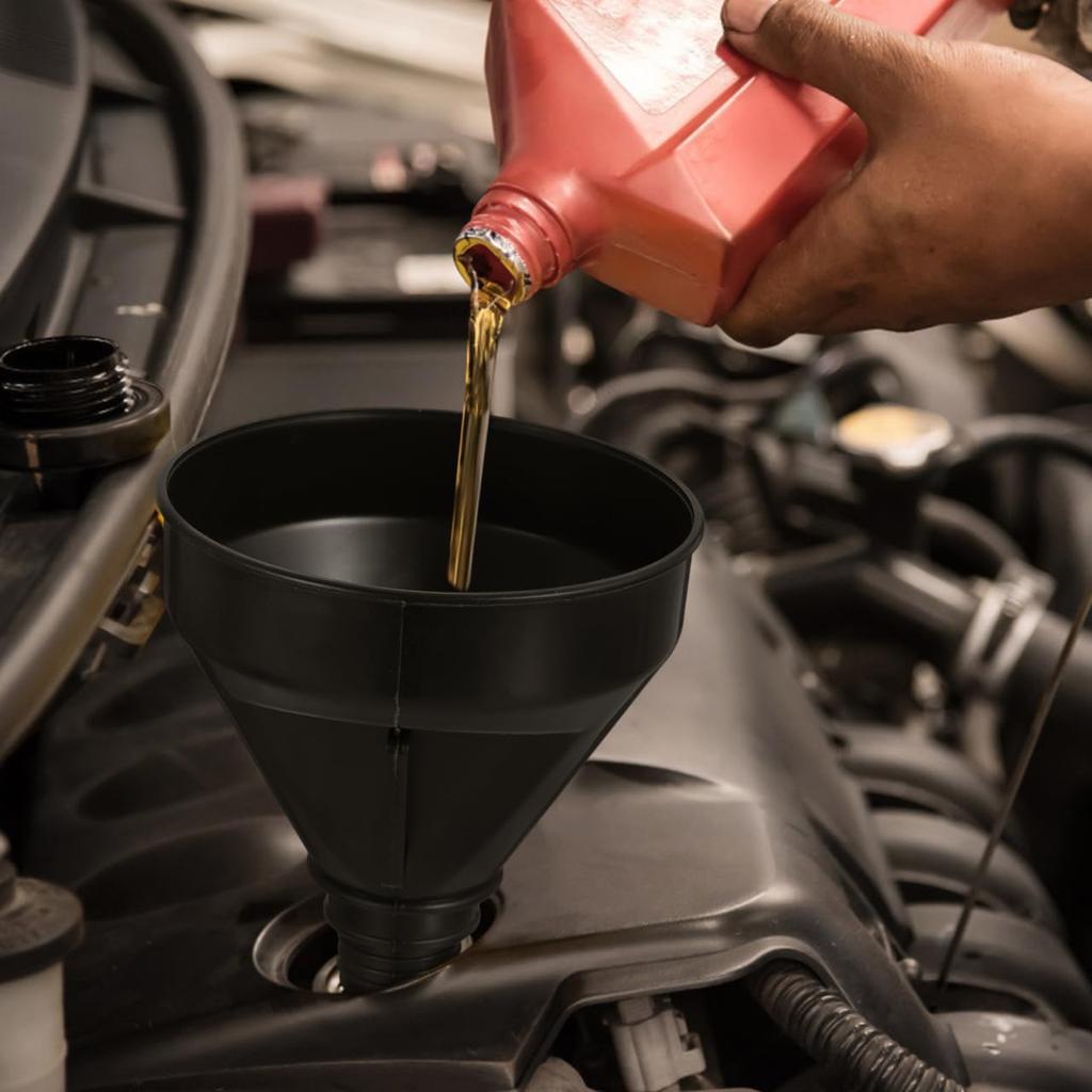 POPETPOP 2 Stück Trichter Gas Kraftstofftrichter mit Sieb Schlauchtrichter Großfahrzeugtrichter