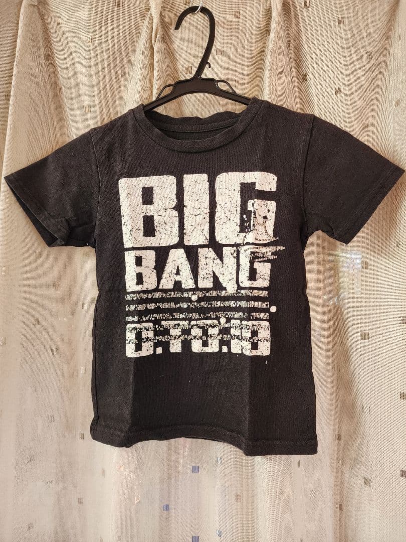 

[USED] BIG BANG T-shirt, black, kids clothing, 100cm and up