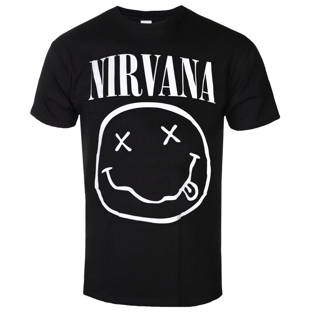 Retro Nirvana Graphic Cotton Tshirt Unisex Summer Short Sleeve Fashion Brand Tee Luxury Casual Vintage Tees