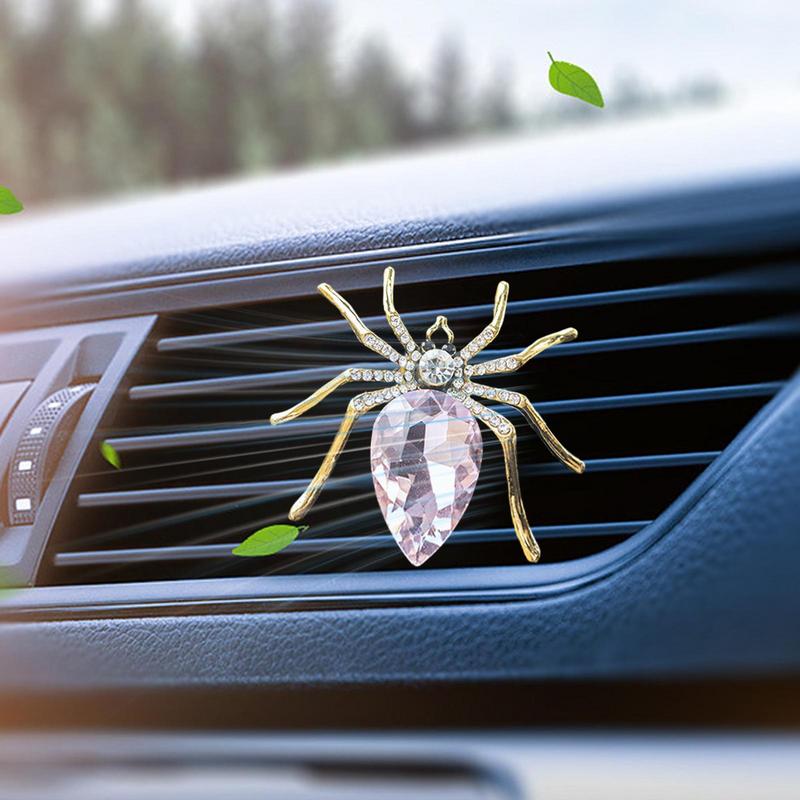 Car Air Fresheners Spider Shape Car Perfume Diffuser Vent Clips Air Fresheners Reusable Car Perfume Diffusers Car Accessories