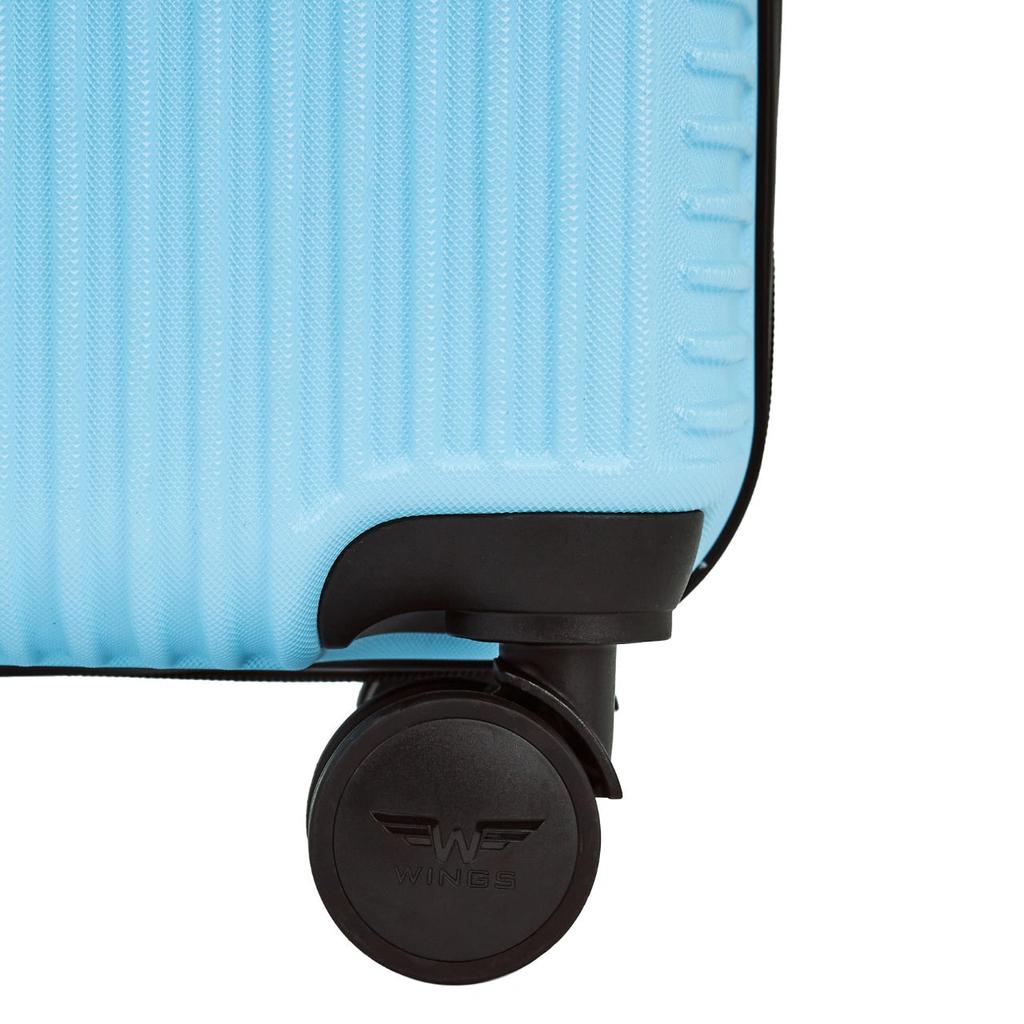 Set of 3 Wings Pc Eco Jackdaw Light Blue Suitcases