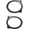 Car Front Bumper Left Right Side Foglight Grille Lamp Cover, Fog Light Lamps Ring Cover Trims, Compatible with BMW M3 E46 2000-2006