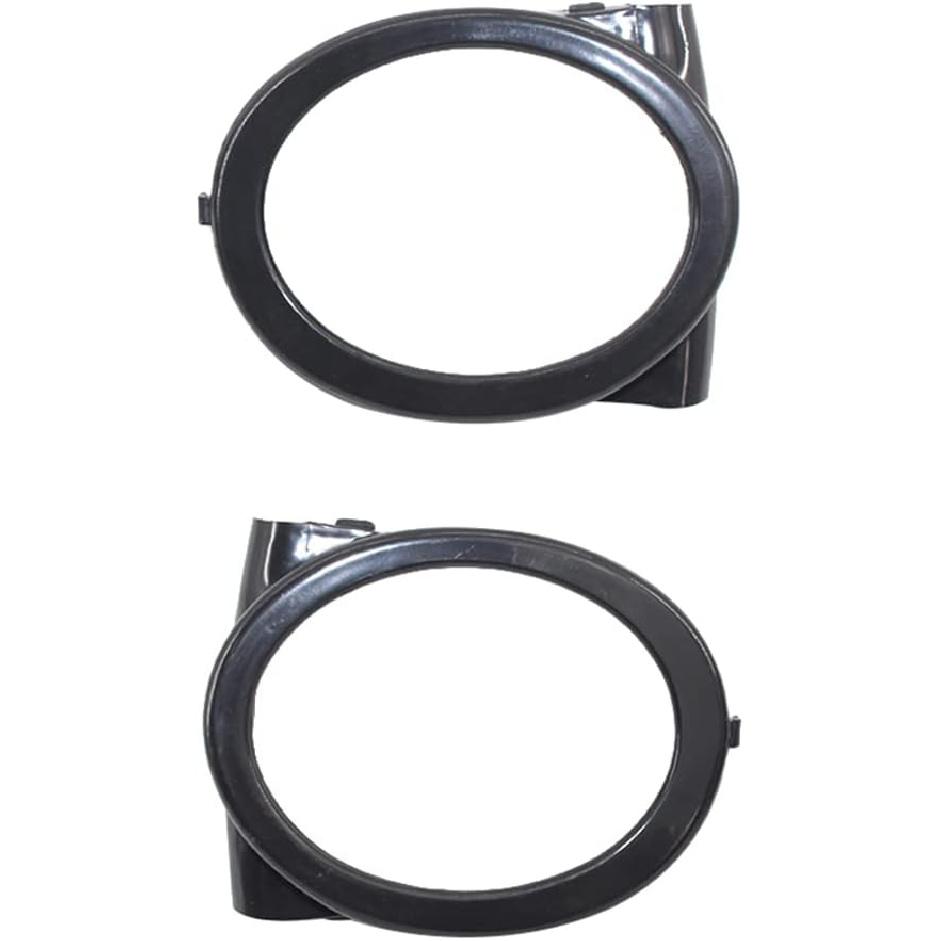 Car Front Bumper Left Right Side Foglight Grille Lamp Cover, Fog Light Lamps Ring Cover Trims, Compatible with BMW M3 E46 2000-2006