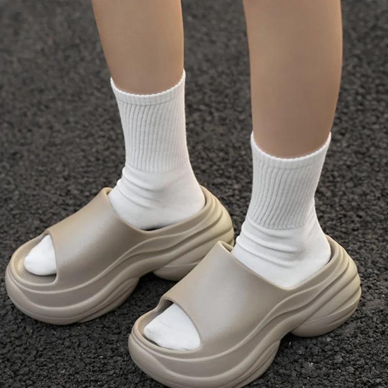 Fashion 2025 Hot Sale Ladies Shoes Basic Women's Slippers Fashion Open Toe New Bathroom Slippers Summer Concise Platform Slipperszapatos