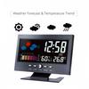 Digital Simplified Modern Alarm Clock Calendar Temperature Display Home Bedroom