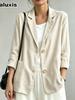 New Foreign Women's Autumn Winter Casual Versatile Temperament Vintage Corduroy Blazer