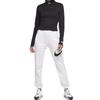 Nike T Shirts Women's Black Stand Collar Moderate Straight Fit CU5365-010