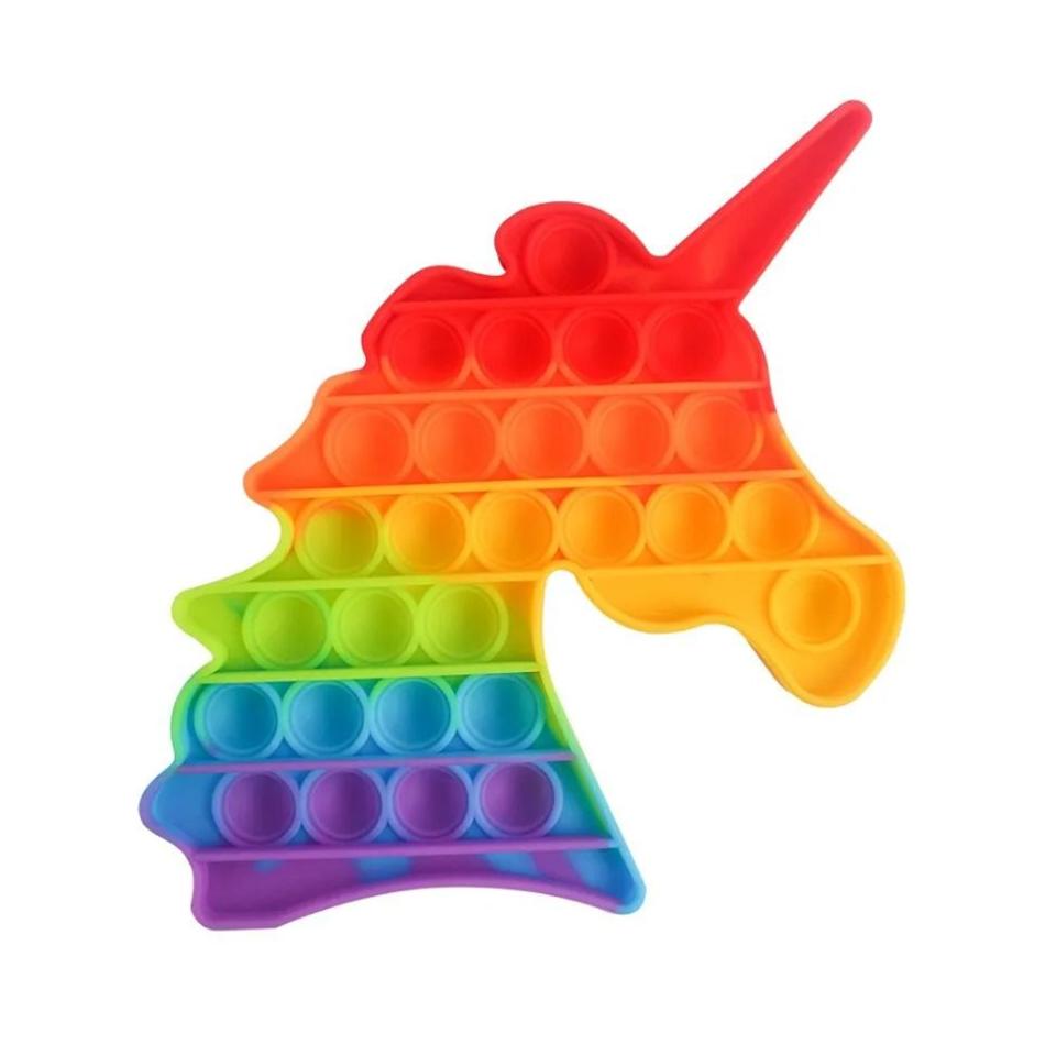 Sensory Toy Rainbow Apple Ice Cream Squeeze Toy Cute Kids Fidget Toy Slow Rising Stress Relief Toy for Autism Anxiety Reliever