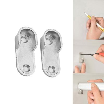 47*19*2mm Schrankhalterungen Schrankstange Stange&Halterung Silber