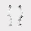 Frill Petal Earrings (2colors)