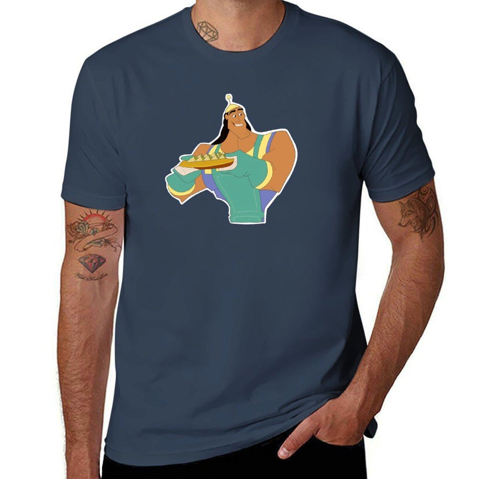 Kronk Emperors New Groove Spinach Puffs TShirt Comfortable Basic Crew Neck Tee S