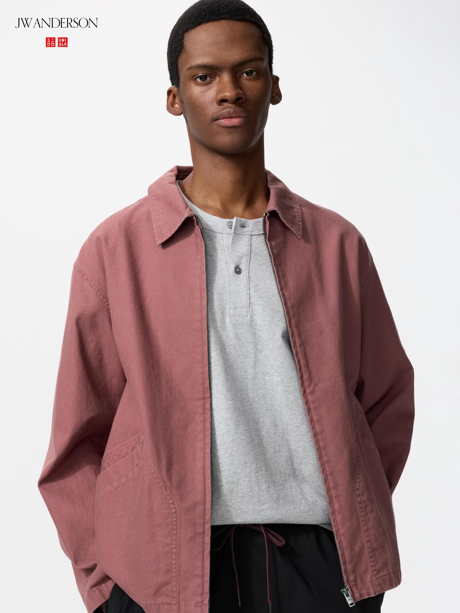 Uniqlo Япония блузон на молнии 12 PINK/XS