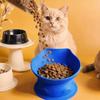 Slanted Mouth Slow Food Bowl Neck Protection Pet High Foot Bowl Cute Feeding Basin Cat Dog