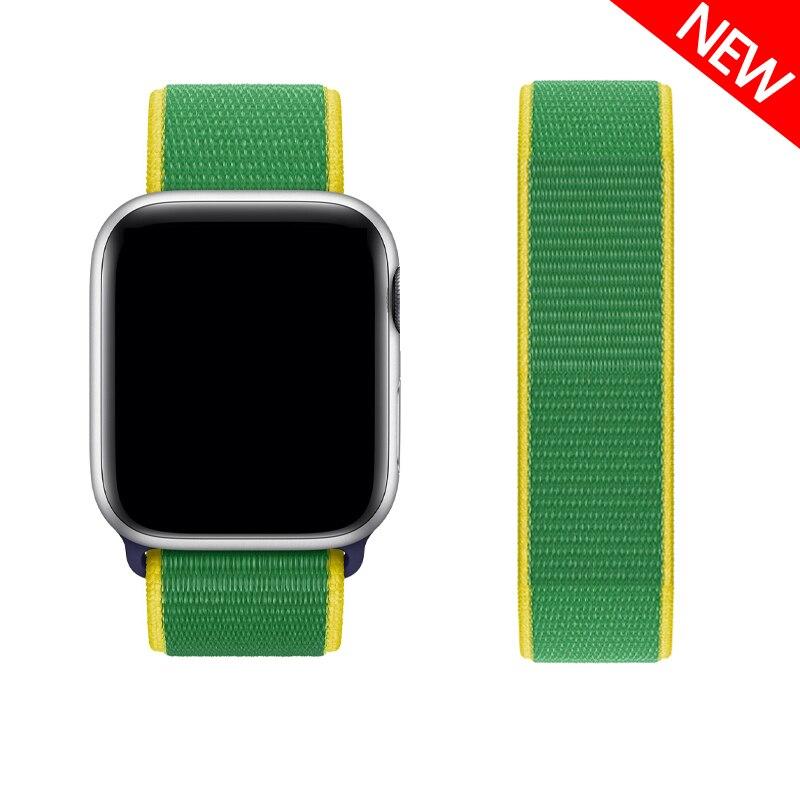 Nylon Band Voor Apple horlogeband 44mm 40mm 42mm 38mm 41mm 45mm 41 45 smartwatch polsband riem lus armband iWatch 3 4 5 se 6 7