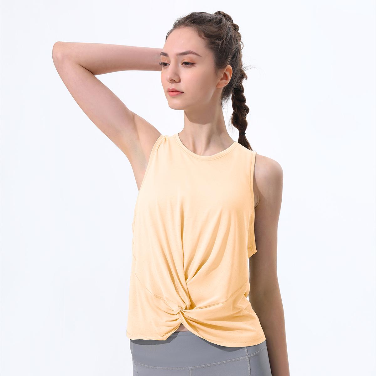 

Женский летний сетчатый топ без рукавов для йоги и бега - Легкий, дышащий, быстросохнущий фитнес-накидка Large