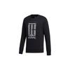 Wu Ji Collection Sweatshirts Men's Black Crew Neck Moderate Regular GM4479